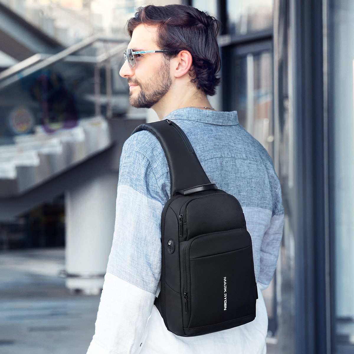 Bolso bandolera antirrobo Mark - Crossbody Bag Men reseña y precio