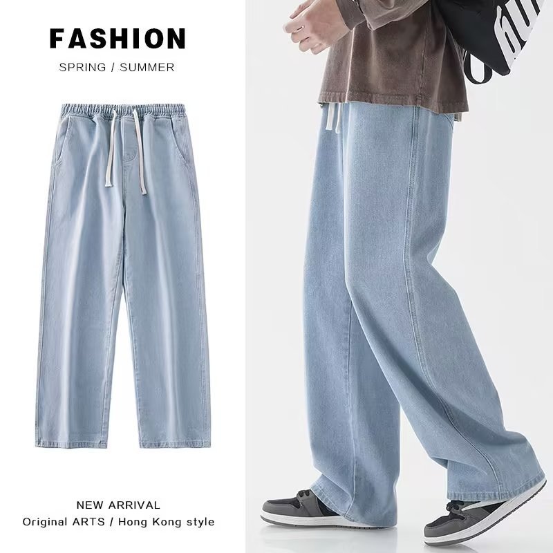 Pantalones vaqueros holgados d - Men'S Fashion Grey Jeans reseña y precio