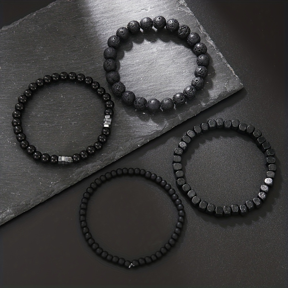 4 unids/set de cuentas de made - Mens Fashion Combination reseña y precio