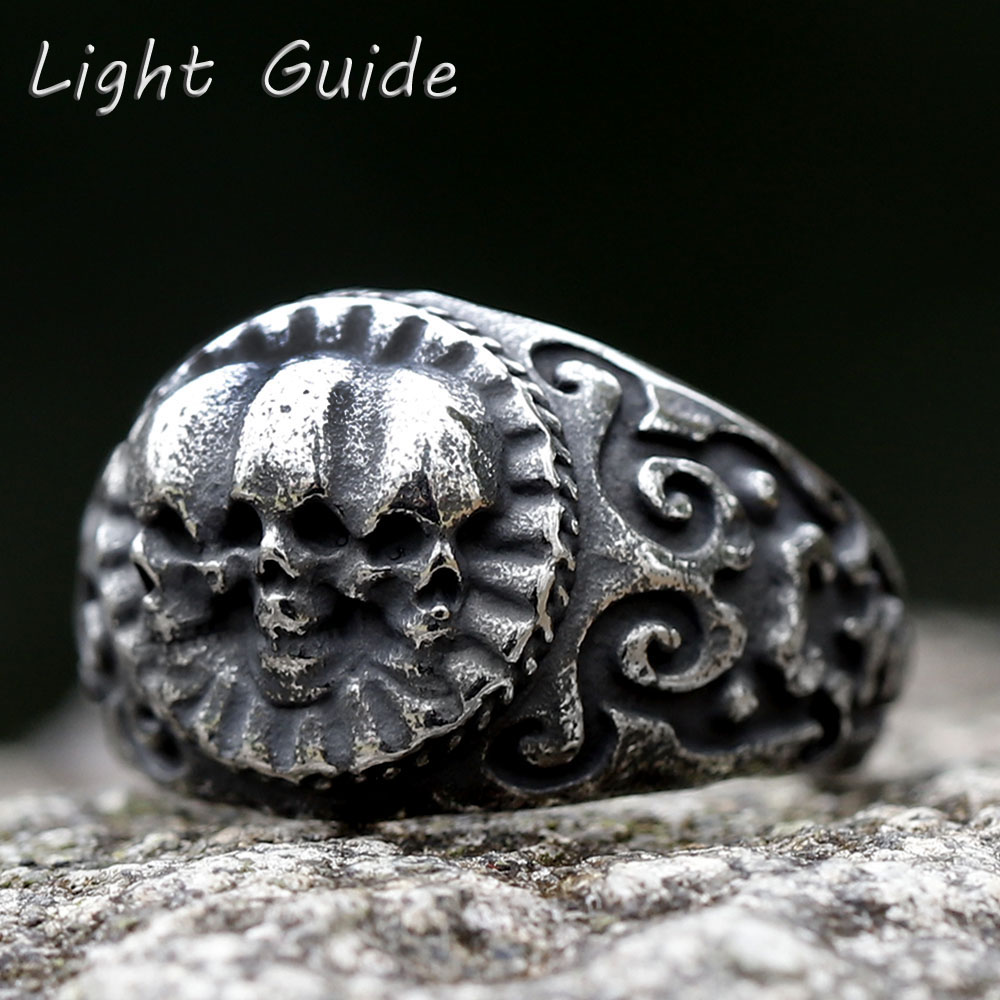 Anillo de calavera dominante n - Men'S Fashion Guide reseña y precio