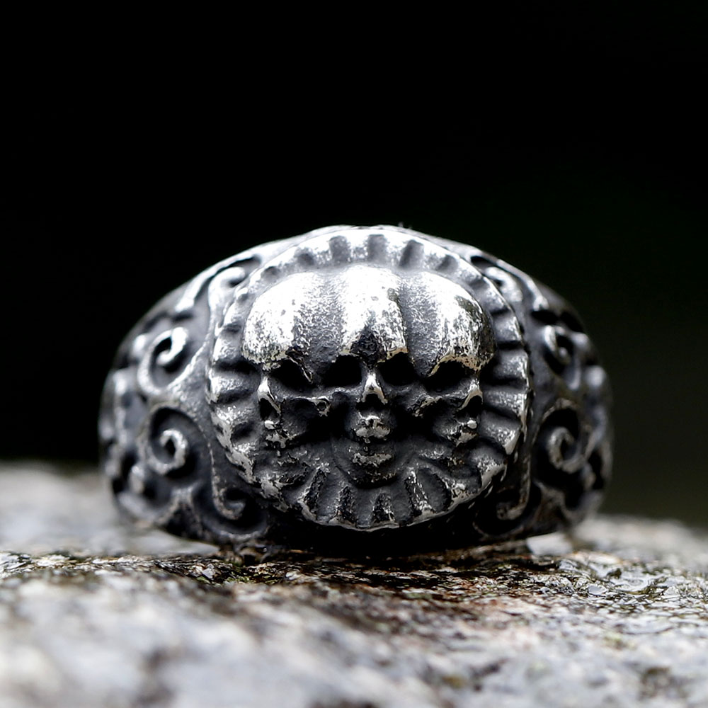 Anillo de calavera dominante n - Men'S Fashion Guide reseña y precio