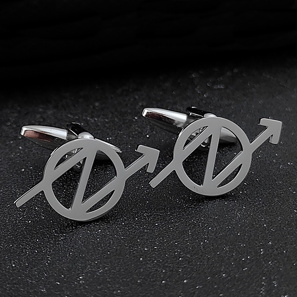 Mancuernillas de acero inoxida - Mens Fashion Combination reseña y precio